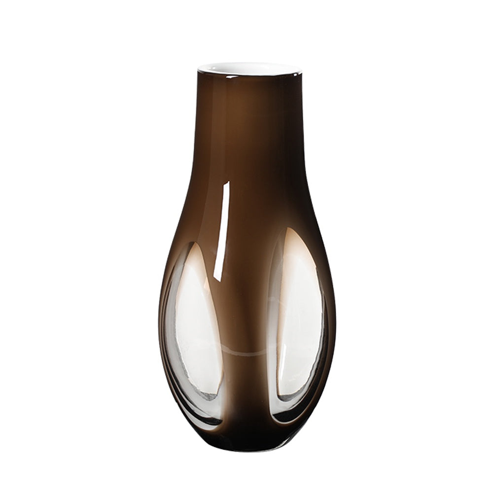 Coffee Handmade Glass Vase - Large FB-E24066A