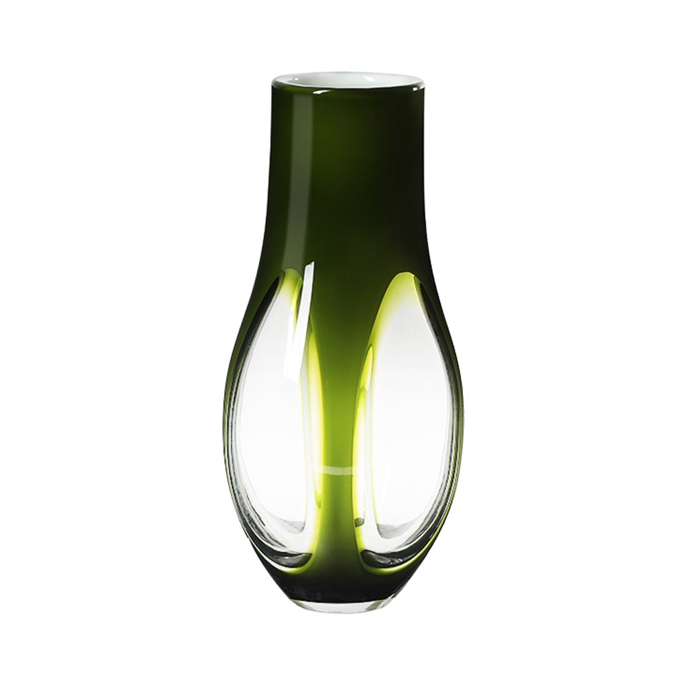 Green Handmade Glass Vase - Large FB-E24067A