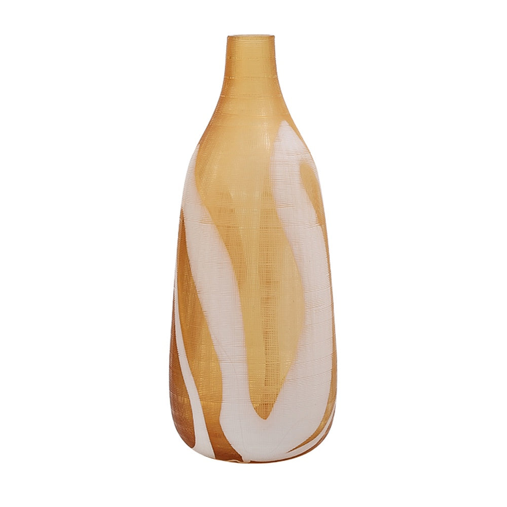 Peach Handmade Glass Vase - Large FB-E24068A