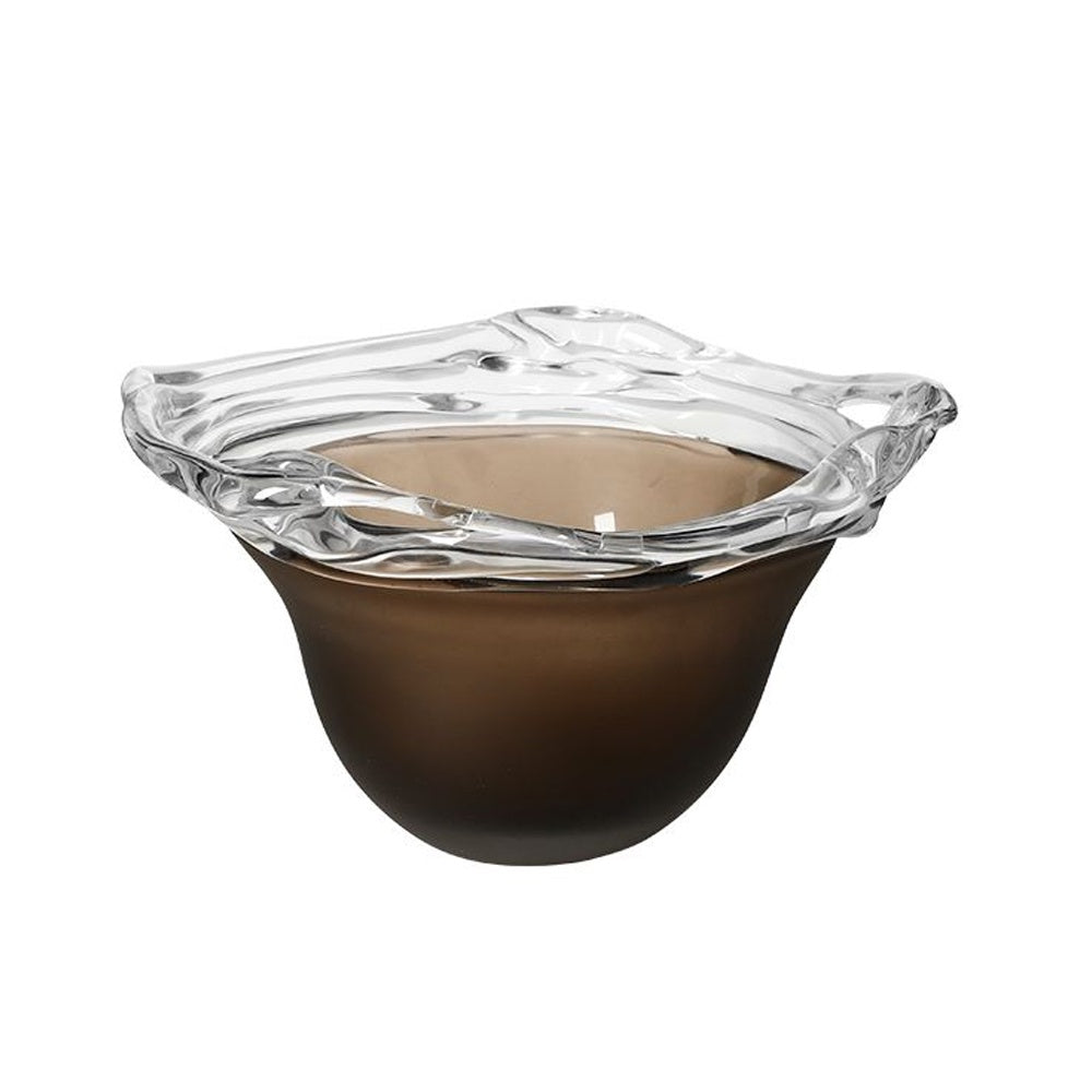 Brown Handmade Glass Vase - B FB-E25081