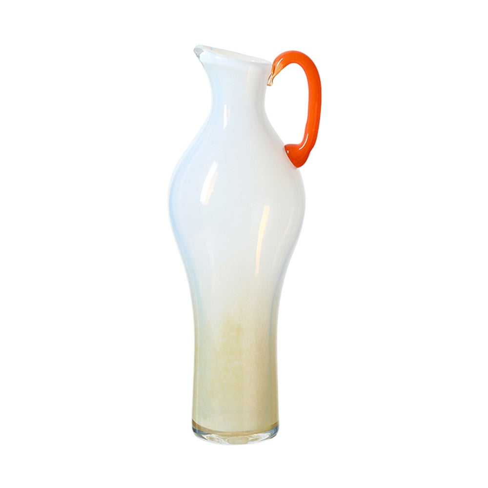 Handmade Gradient Glass Vessel with Contrast Handle Detail - B FB-E26025B