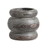 Grey Wooden Vase FB-MC24007A