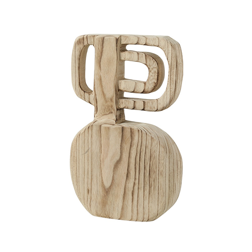 Natural Wooden Abstract Décor FB-MC25006B
