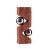 Red Marble Geometric Décor with Metal Detail - Large FB-T24003A