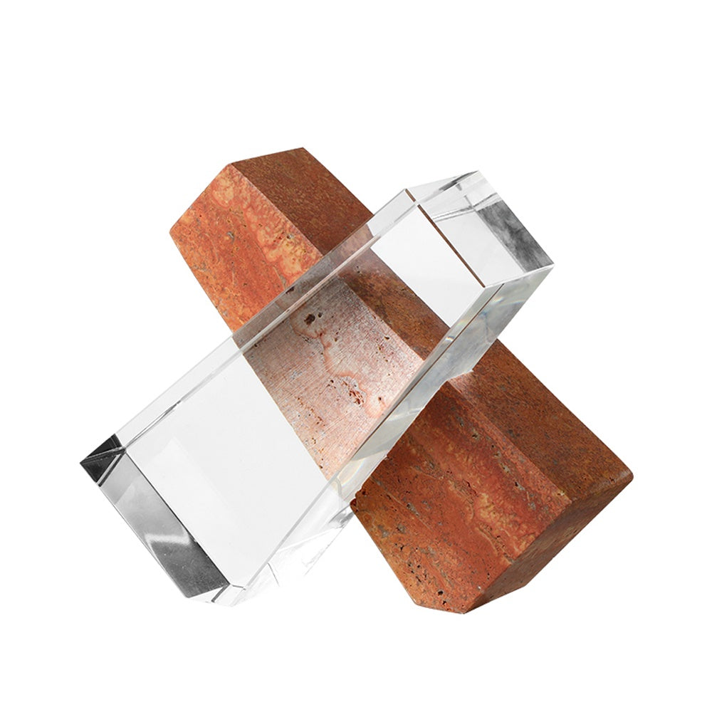 Red Stone & Crystal Décor FB-T26009A