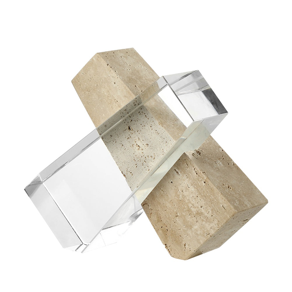 Beige Stone & Crystal Décor FB-T26009B