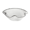 Textured Glass Decorative Bowl with Rim Detail FC-CJ24003