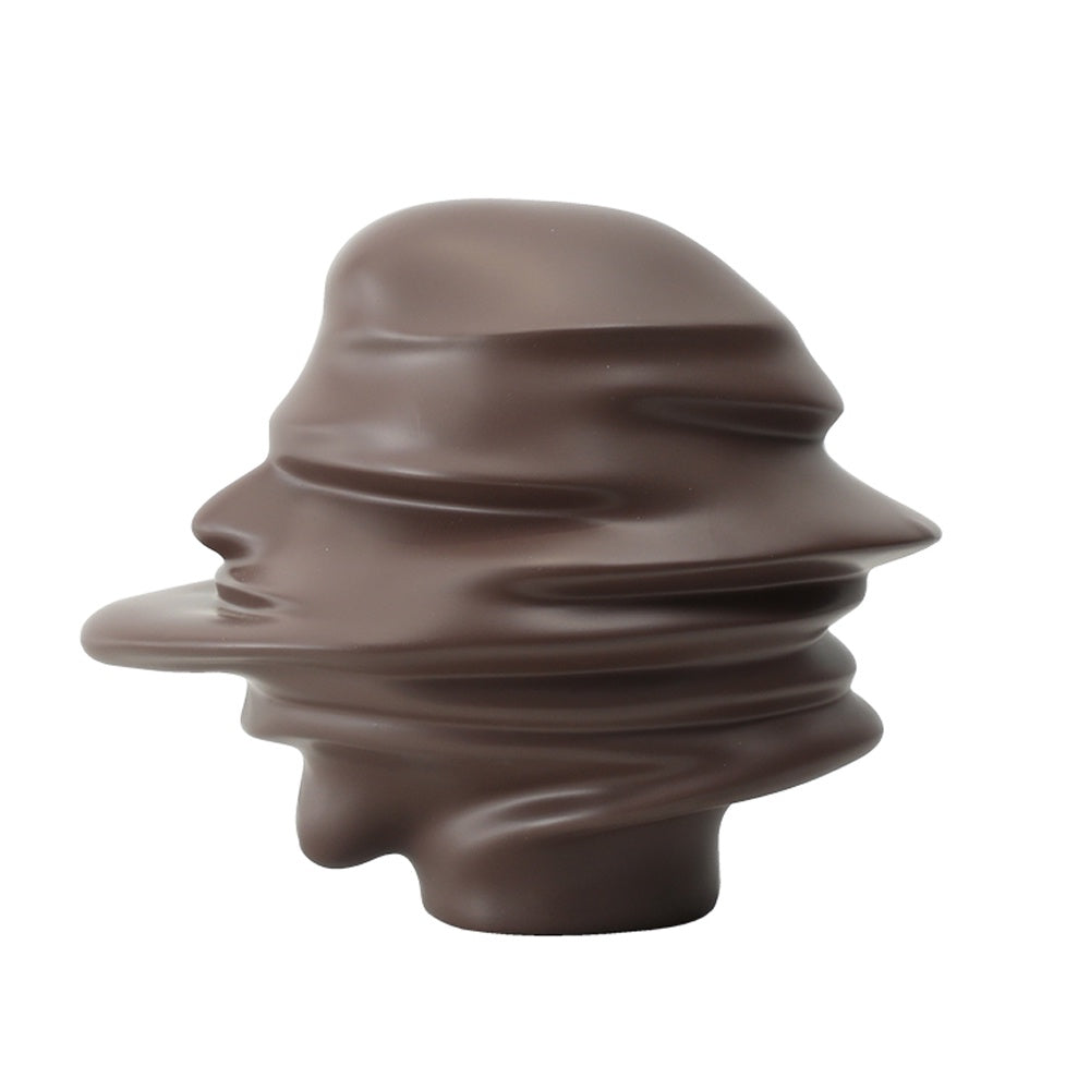 Dark Taupe Resin Abstract Figurative Sculpture FC-SZ24020B