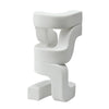 White Resin Abstract Sculpture FC-SZ24022A