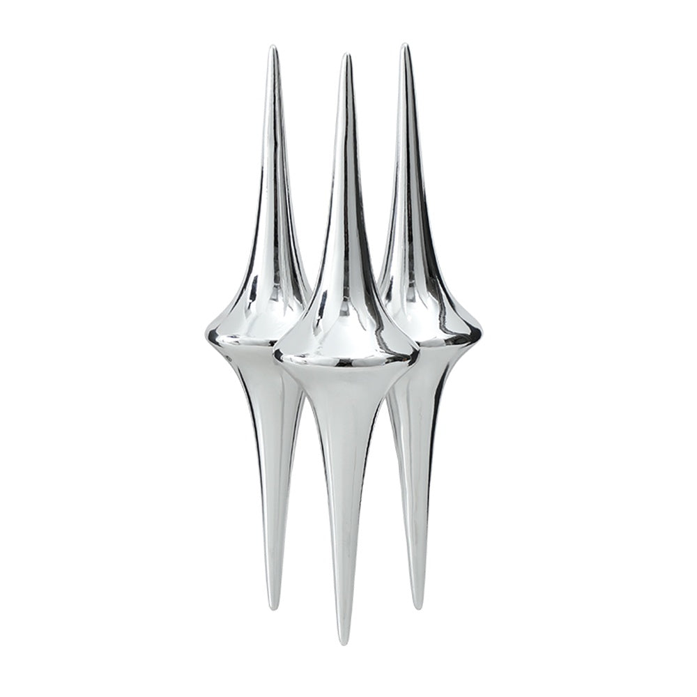 Silver Resin Abstract Sculpture FC-SZ24053