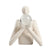 Offwhite Resin Figurative Sculpture with Crystal Ball FC-SZ24055