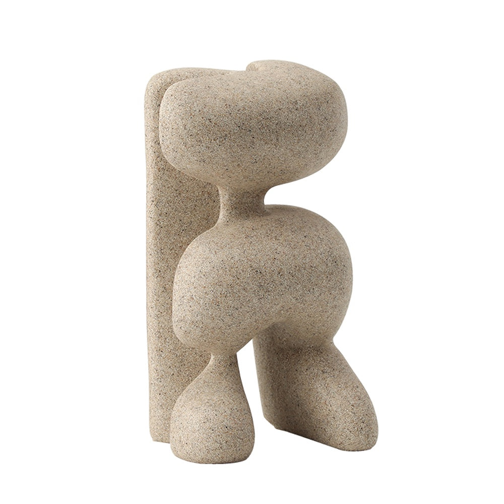 Beige Resin Abstract Sculpture FC-SZ24074