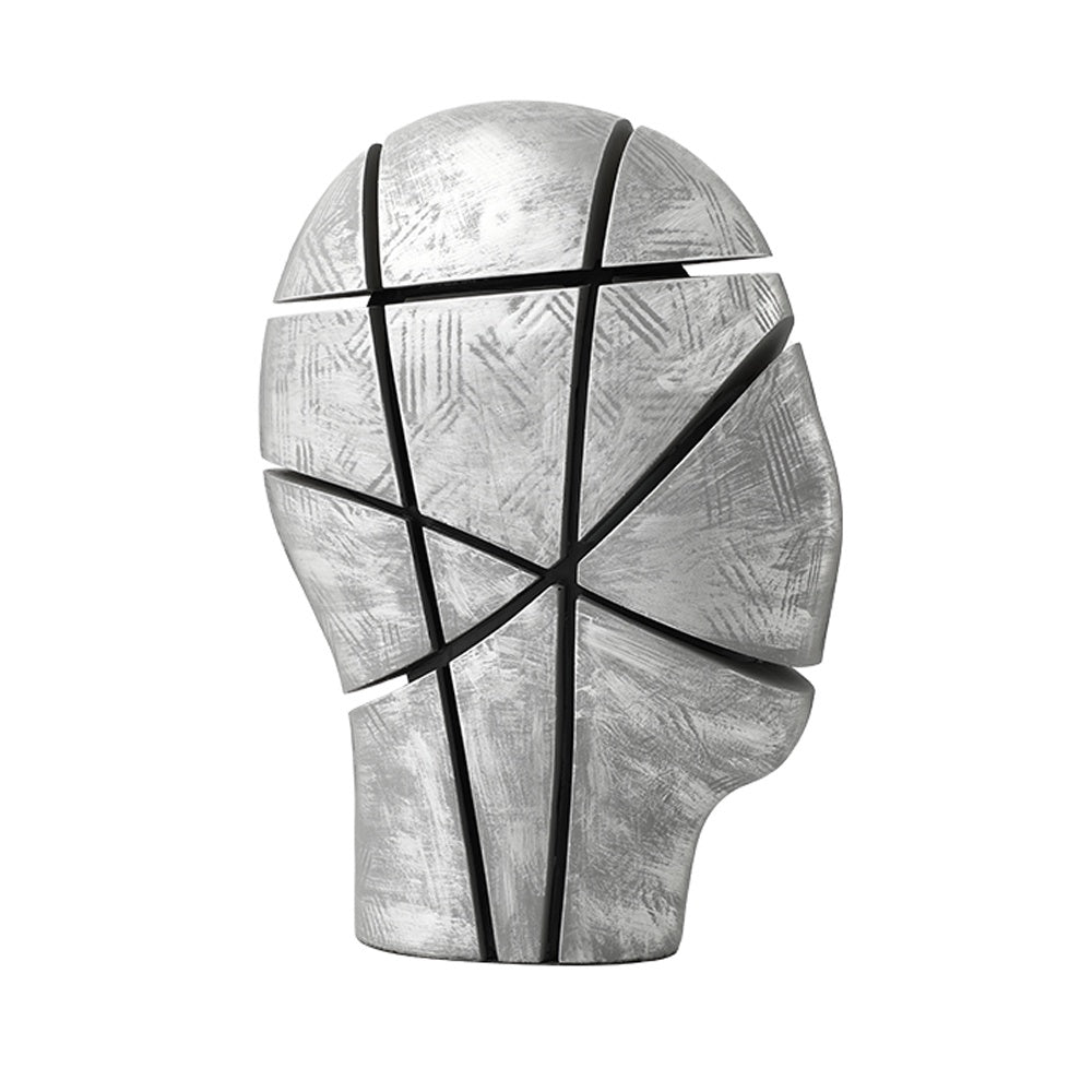 Grey Resin Abstract Figurative Sculpture FC-SZ24077