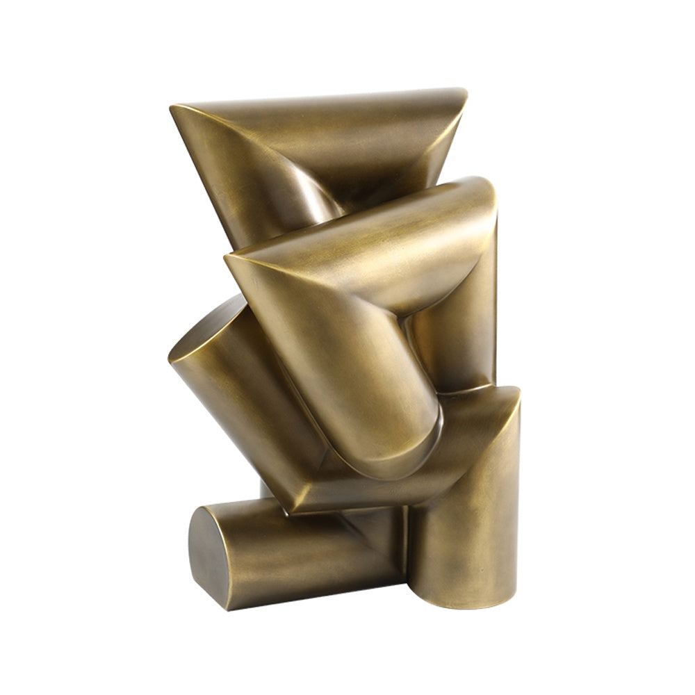 Gold Resin Abstract Sculpture FC-SZ24081A