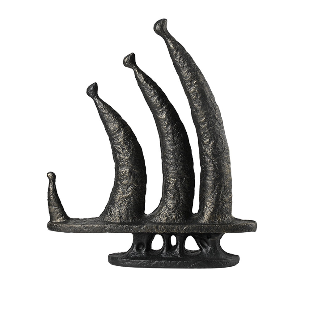 Dark Bronze Resin Abstract Figurative Sculpture FC-SZ24088