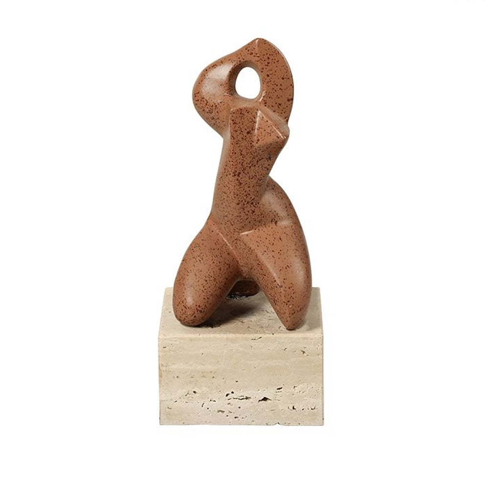 Resin Abstract Figurative Sculpture on Marble Base FC-SZ25049