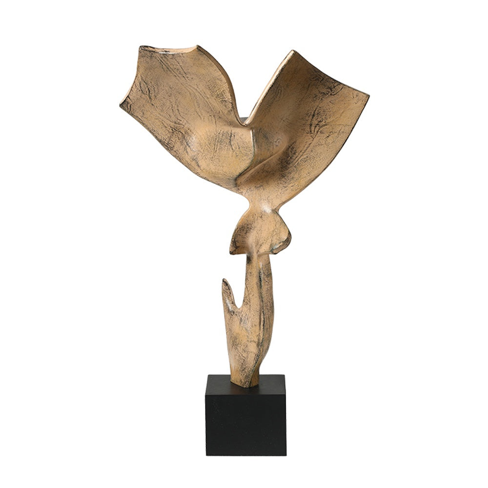 Beige Resin Abstract Sculpture FC-SZ26012