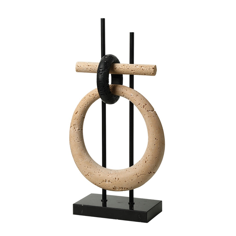 Resin, Metal & Marble Abstract Sculpture - B FC-SZ26016B