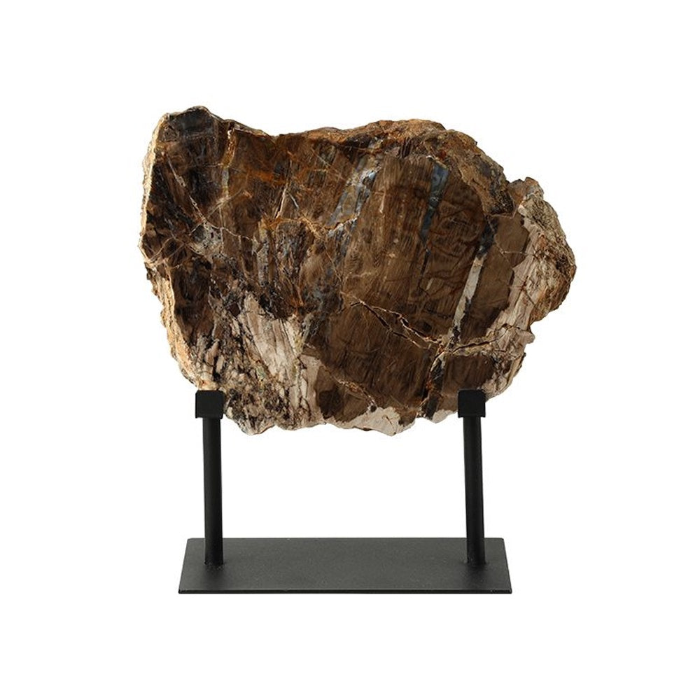 Petrified Wood Décor with Metal Stand FC-T25052