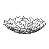 Black Metal Bird'S Nest Decorative Bowl FC-W24011