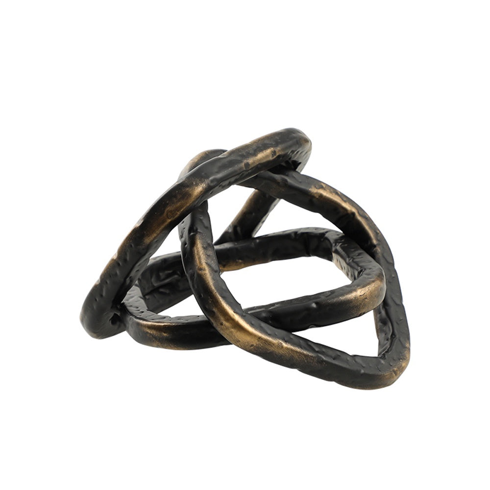 Blackened Bronze Metal Knot Décor FC-W26001