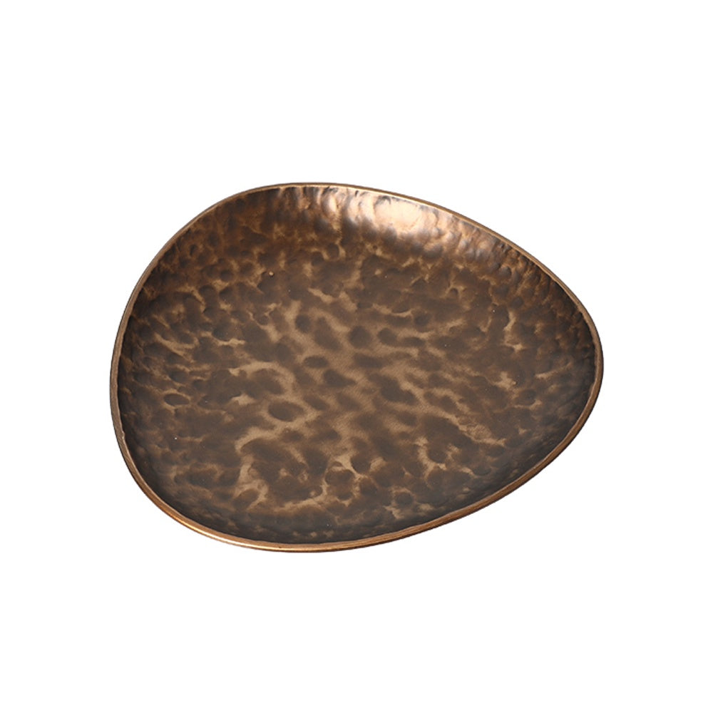 Bronze Hammered Metal Tray - Small FC-W26023B