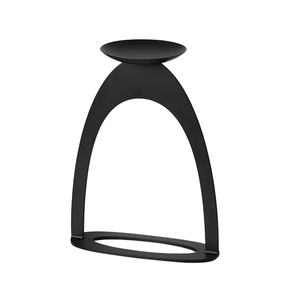 Black Metal Candleholder - A FC-W26043A