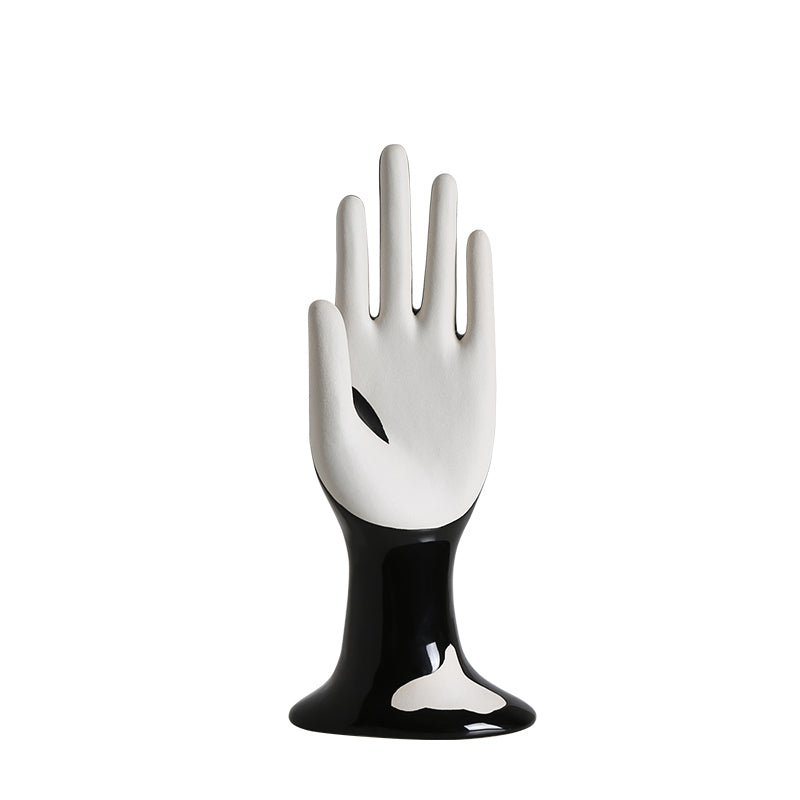 Silver Ceramic Hand Décor FD-D23004