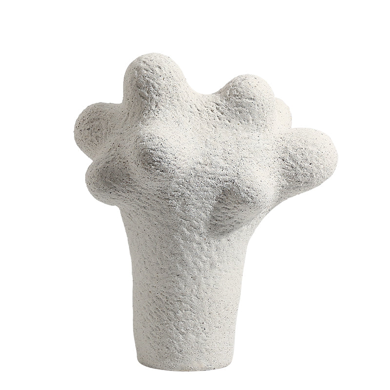 White Abstract Sculpture FD-D23014A