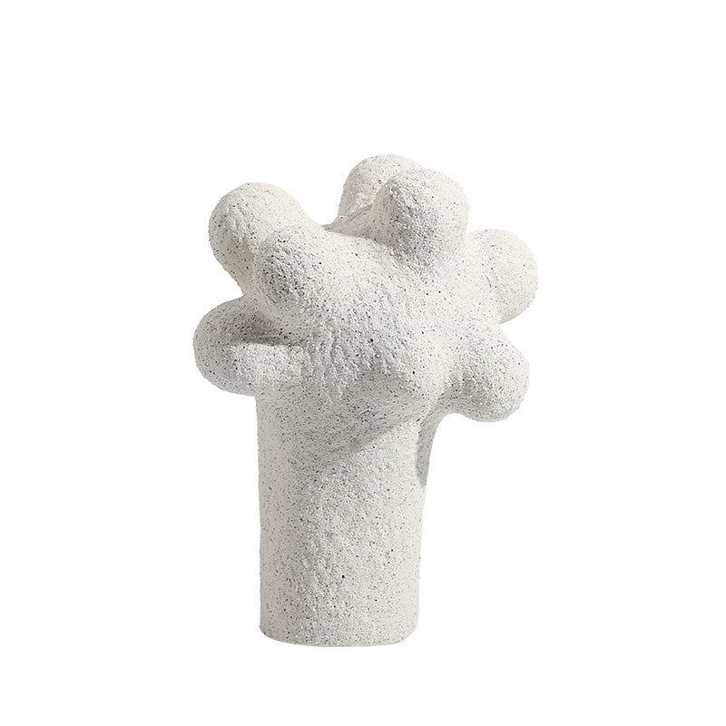 White Abstract Sculpture FD-D23014B