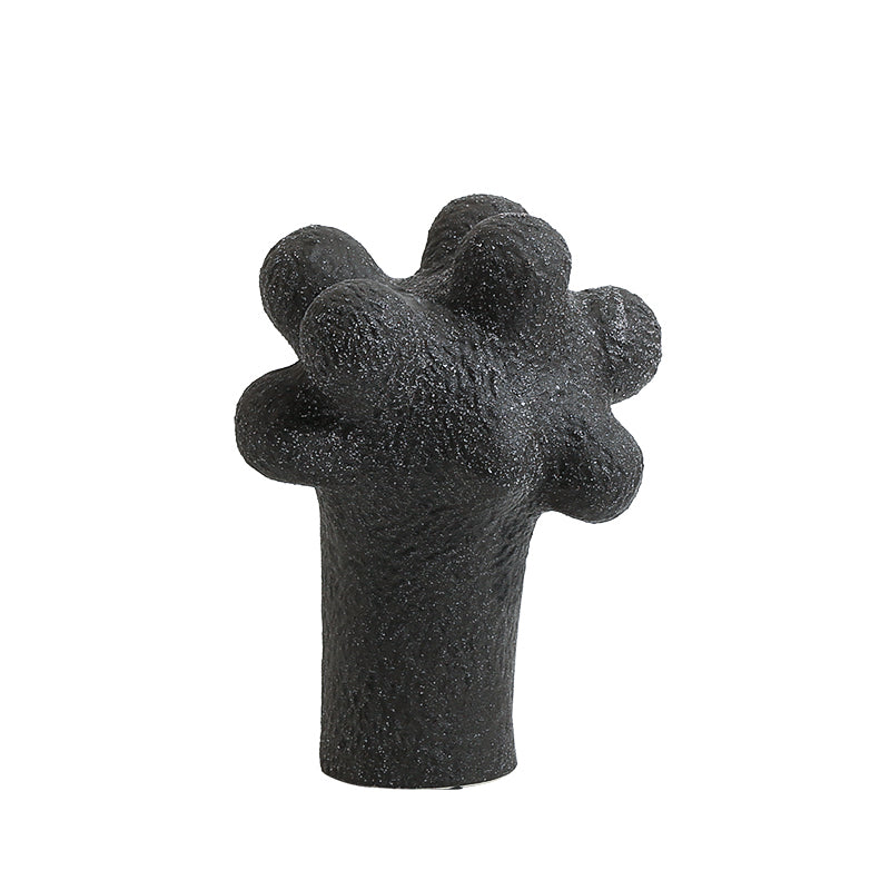 Black Abstract Sculpture FD-D23015B