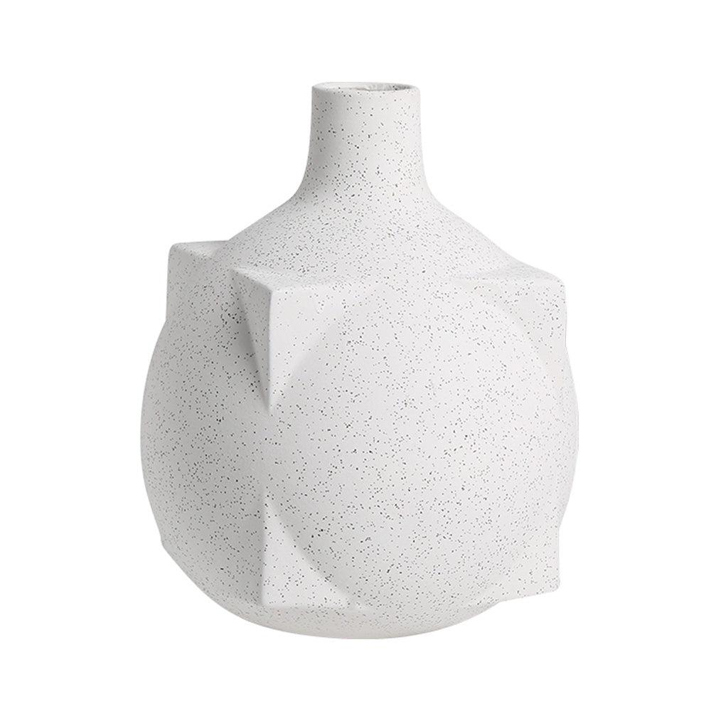 White Ceramic Vase FD-D23025A