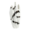 Black & White Ceramic Vase with Ink Detail FD-D24039A