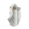 White Ruffle Edged Ceramic Vase FD-D24044A