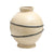 Beige & Black Ceramic Vase FD-D24063