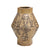 Beige Ceramic Vase with Drawing Detail - Large FD-D24065A