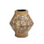 Beige Ceramic Vase with Drawing Detail - Medium FD-D24065B