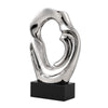 Chrome Ceramic Abstract Sculpture FD-D24089