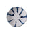 Blue & White Hand-Painted Ceramic Decorative Plate - Small FD-D24090B