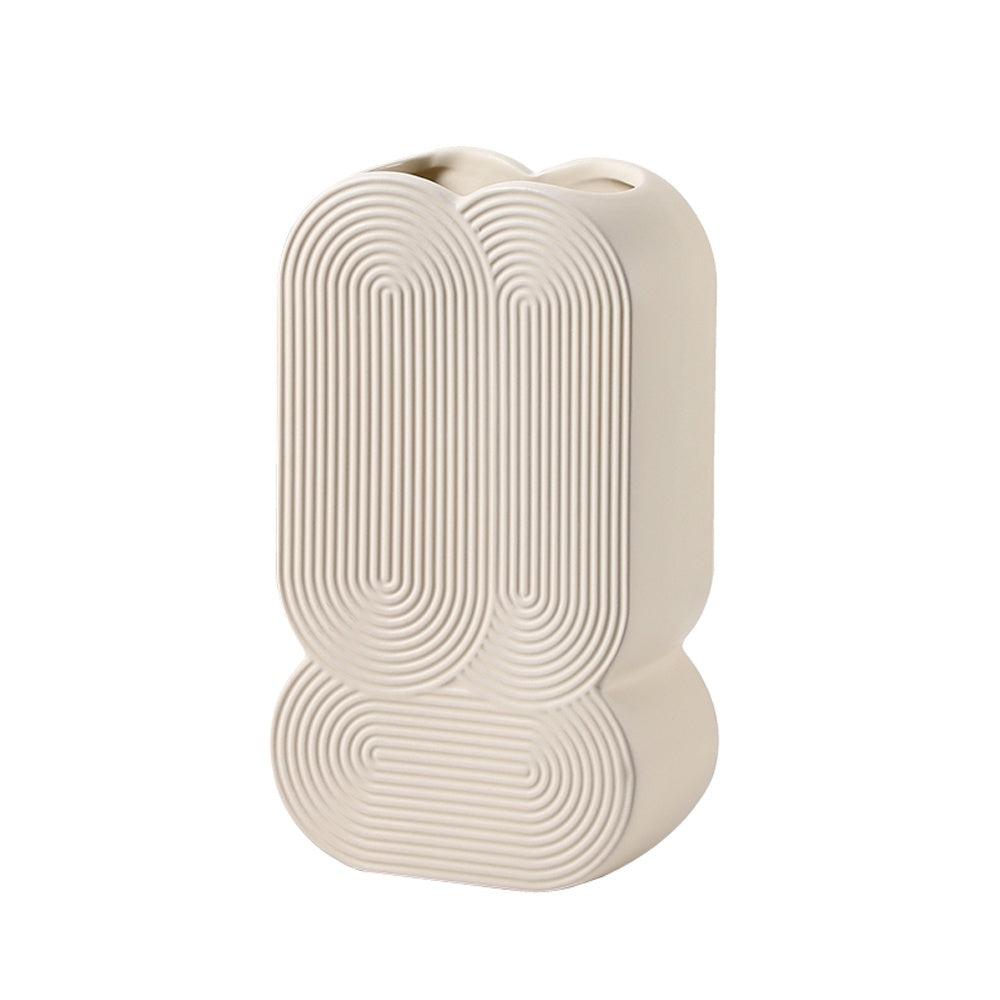 Pastel Spiral Ceramic Vase - B FD-D24100
