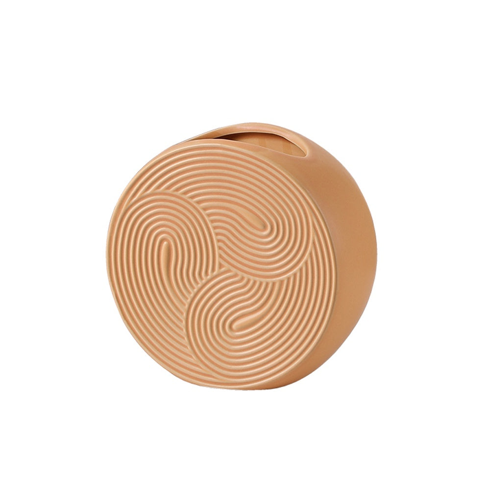 Pastel Spiral Ceramic Vase -D FD-D24102