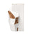 White Ceramic Abstract Vase with Brown Detail - A FD-D24117A