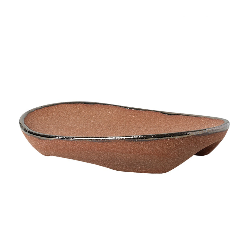 Clay Ceramic Decorative Plate FD-D25002