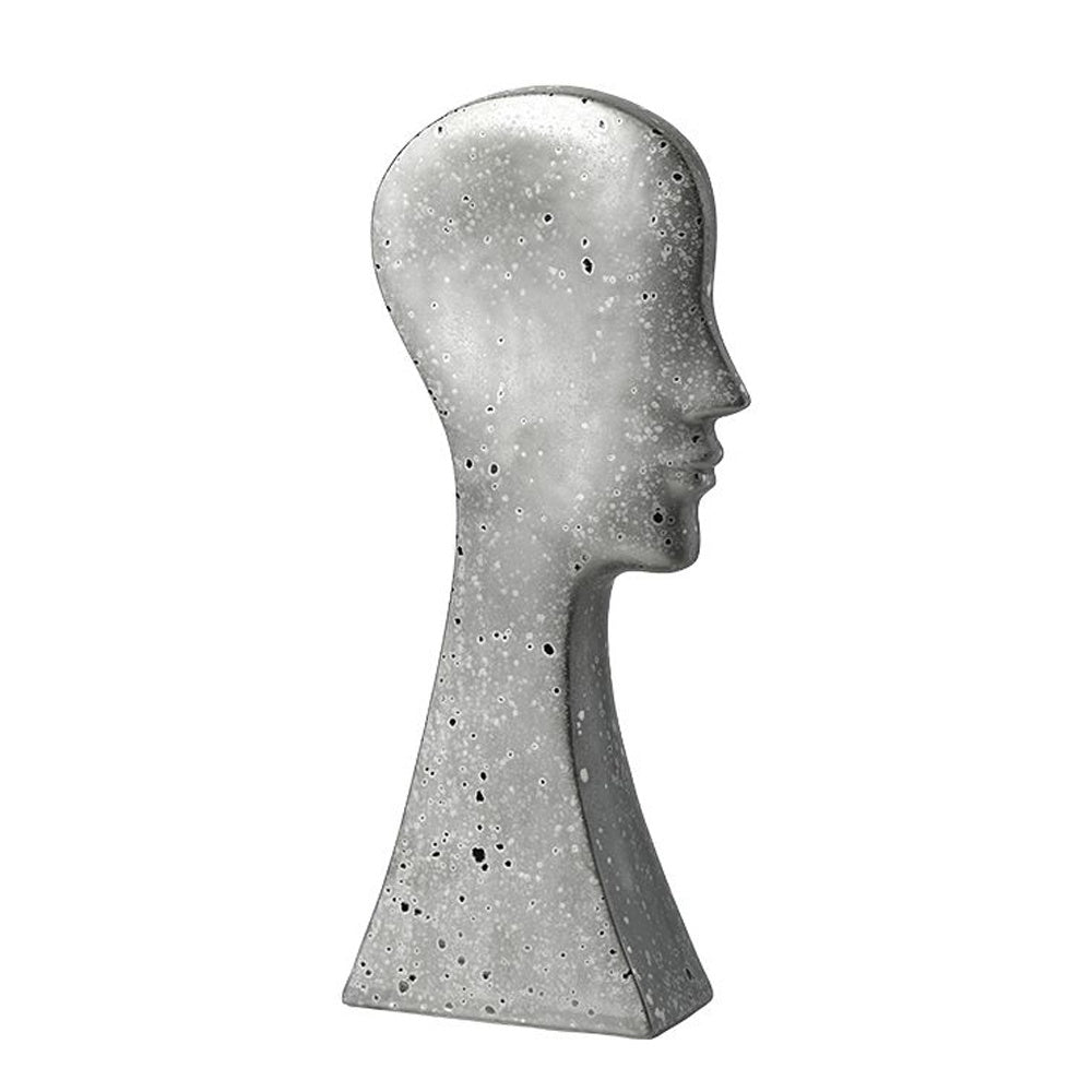 Silver Ceramic Abstract Figurative Sculpture - Large FD-D25108A