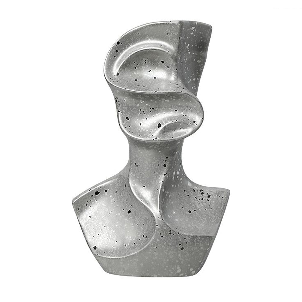 Silver Ceramic Abstract Figurative Sculpture FD-D25110
