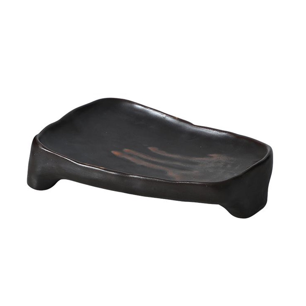 Ceramic Antique Glaze Decorative Plate FD-D25116C