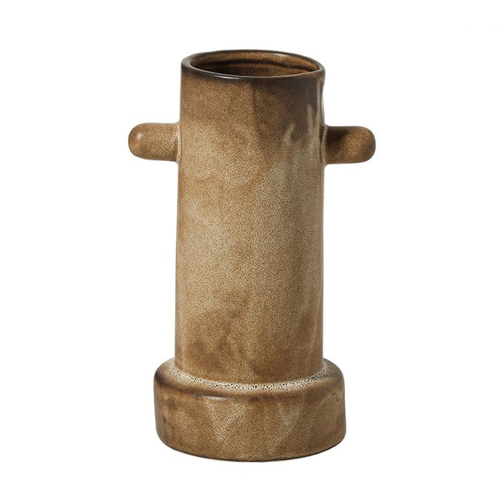 Brown Ceramic Vessel - A FD-D25122A