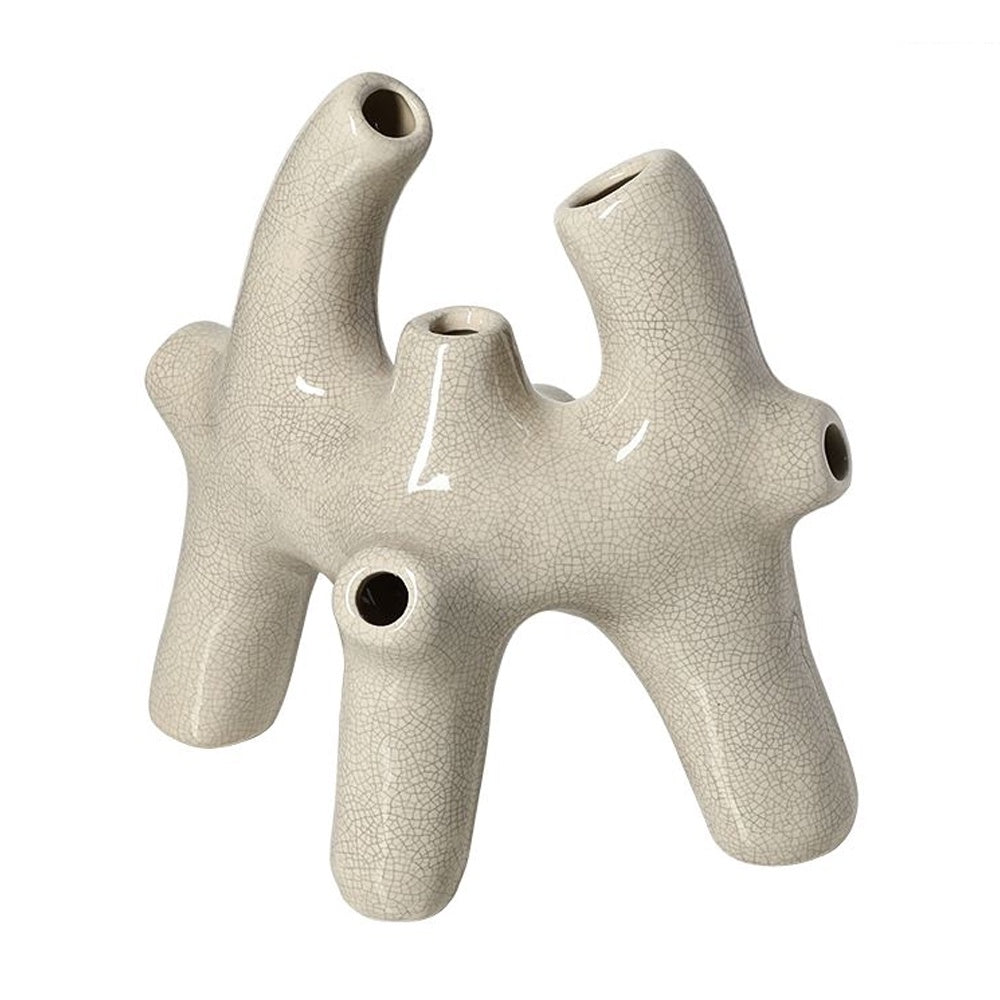 Offwhite Ceramic Organic Bud Vase - Large FD-D25132A