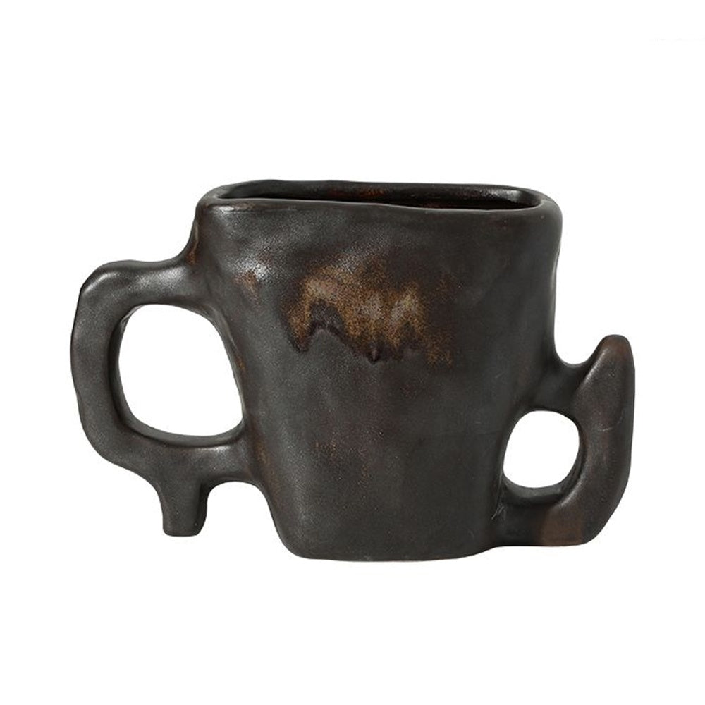 Antique Textured Double Handled Vase FD-D25153C