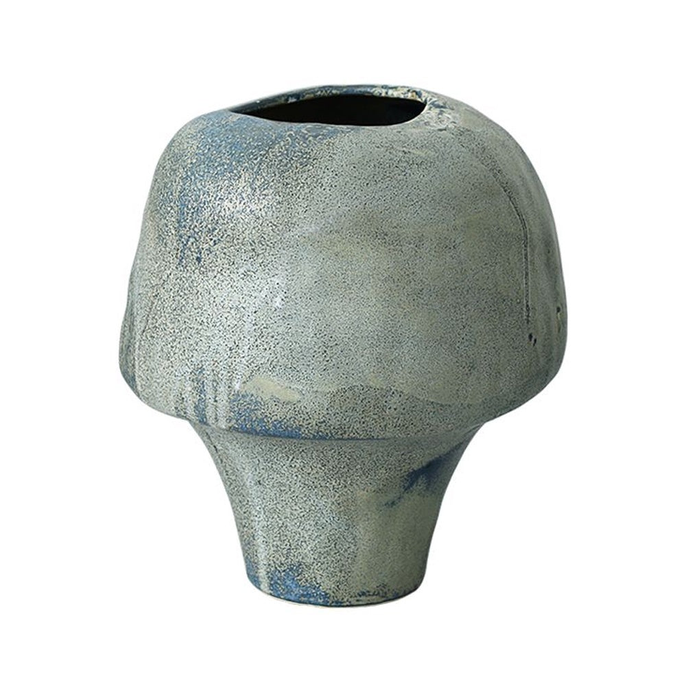 Blue Ceramic Pedestal Vase - Large FD-D25170A